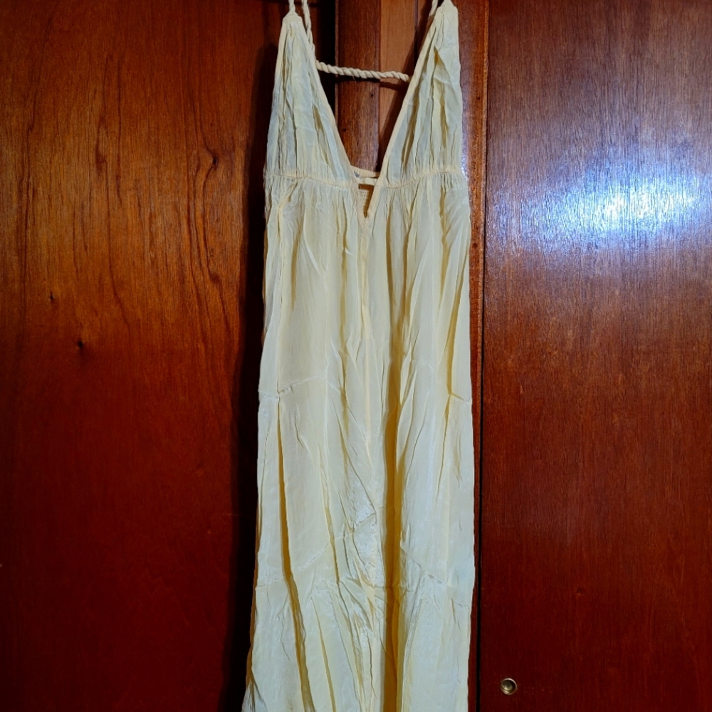 ASOS coverup pale yellow